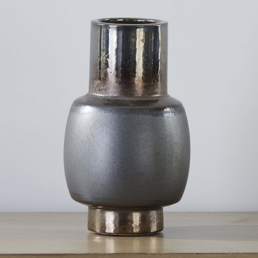 Signature HomeStyles Vases Small Reactive Glaze Pottery Vase