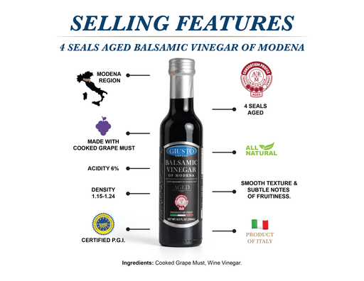 Signature HomeStyles Vinegars Aged Balsamic Vinegar PGI 4SA