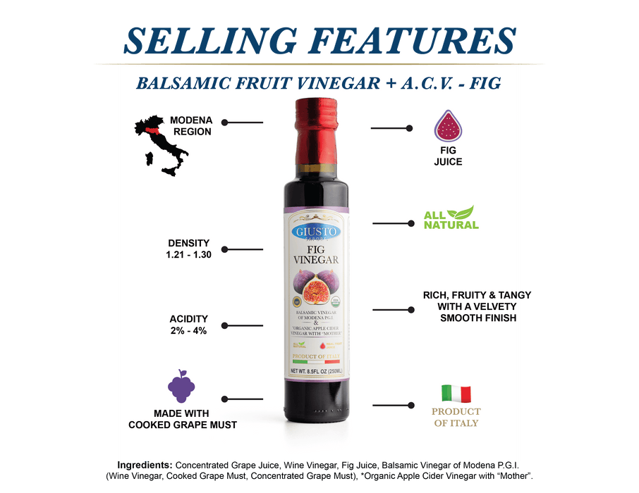 Signature HomeStyles Vinegars Fig Fruit Balsamic Vinegar