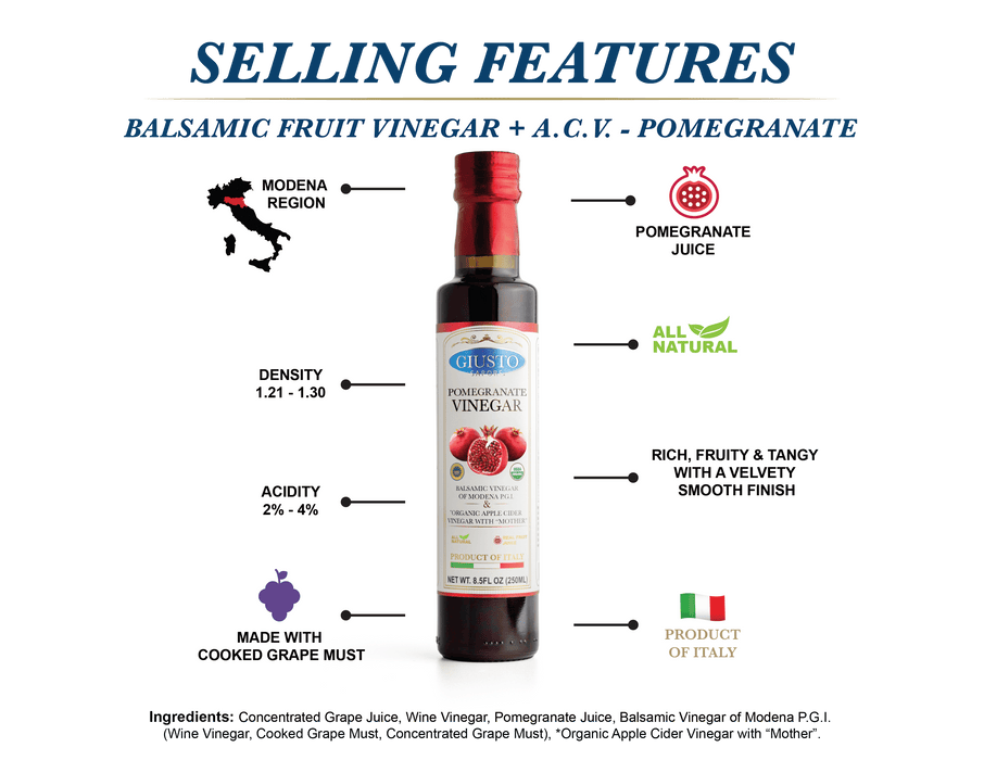 Signature HomeStyles Vinegars Pomegranate Fruit Balsamic Vinegar