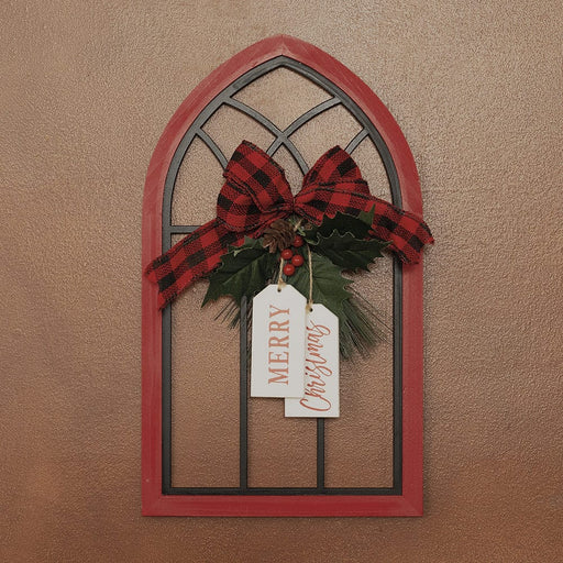 Signature HomeStyles Wall Accents Holiday Arch Window Wall Decor