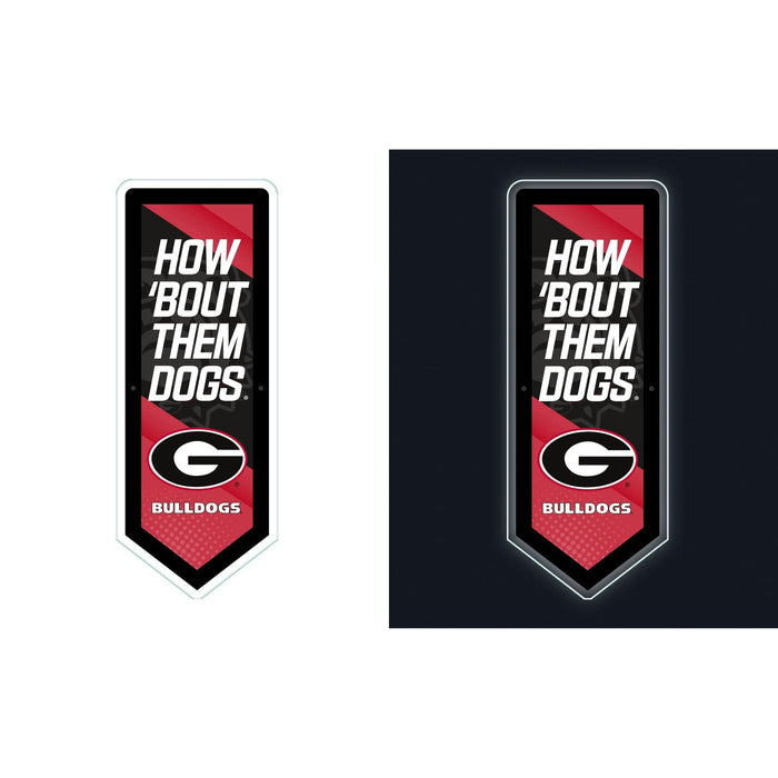 Signature HomeStyles Wall Accents University of Georgia NCAA LED Pennant
