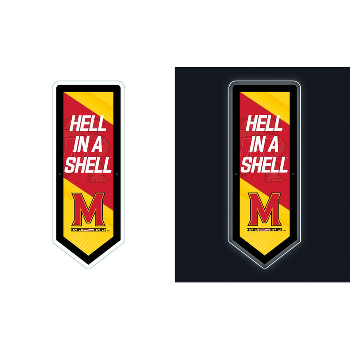 Signature HomeStyles Wall Accents University of Maryland NCAA LED Pennant