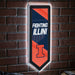Signature HomeStyles Wall Accents University of Illinois NCAA LED Pennant