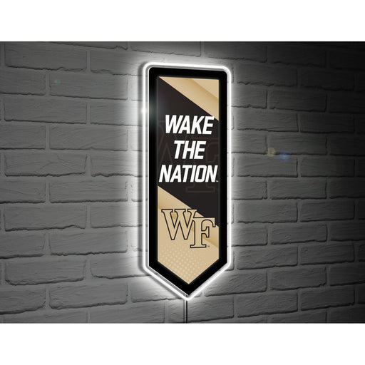 Signature HomeStyles Wall Accents Wake Forest University NCAA LED Pennant