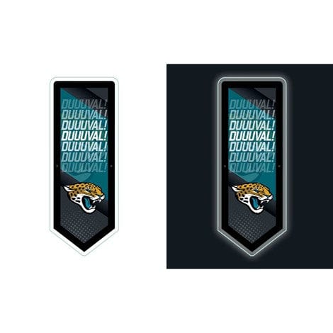 Signature HomeStyles Wall Accents Jacksonville Jaguars NFL LED Wall Pennant