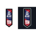 Signature HomeStyles Wall Accents New York Giants NFL LED Wall Pennant