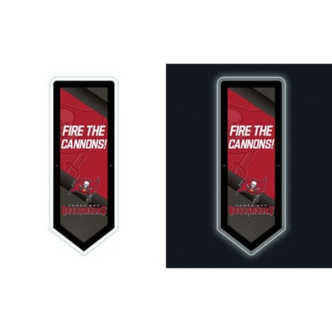 Signature HomeStyles Wall Accents Tampa Bay Buccaneers NFL LED Wall Pennant