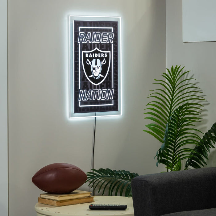 Signature HomeStyles Wall Accents Las Vegas Raiders NFL Neolite Wall Decor