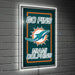 Signature HomeStyles Wall Accents Miami Dolphins NFL Neolite Wall Decor