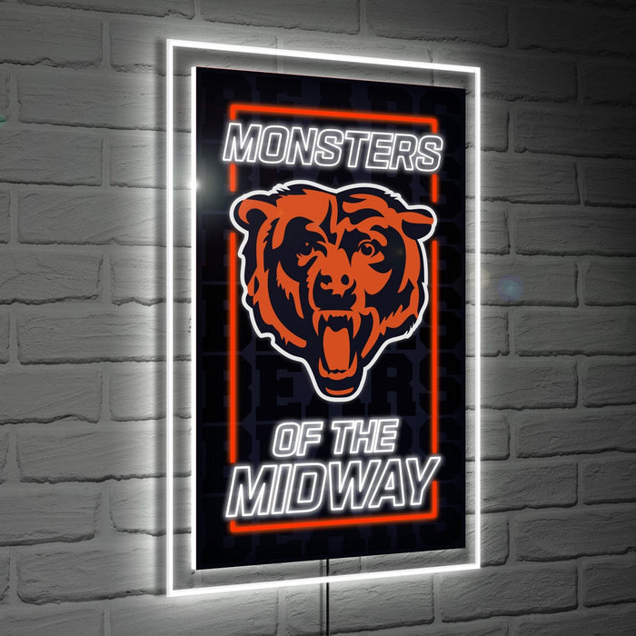 Signature HomeStyles Wall Accents Chicago Bears NFL Neolite Wall Decor