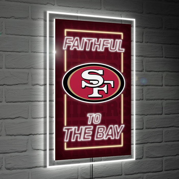 Signature HomeStyles Wall Accents San Francisco 49ers NFL Neolite Wall Decor
