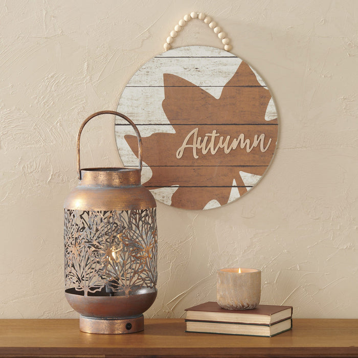 Signature HomeStyles Wall Signs Autumn Wood Sign