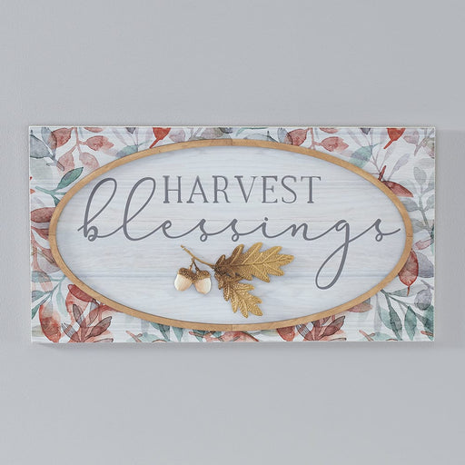 Signature HomeStyles Wall Signs Harvest Blessings Wood Sign