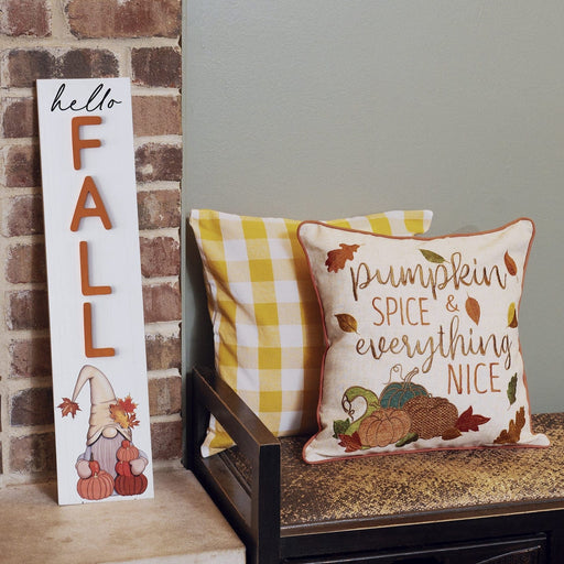 Signature HomeStyles Wall Signs Hello Fall Gnome Sign