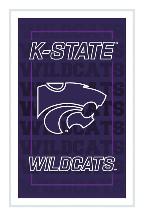Signature HomeStyles Wall Signs Kansas State NCAA Neolite LED Rectangle Wall Sign