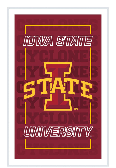 Signature HomeStyles Wall Signs Iowa State NCAA Neolite LED Rectangle Wall Sign