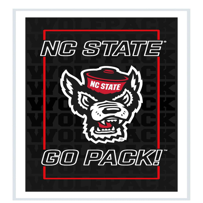 Signature HomeStyles Wall Signs NC State NCAA Neolite LED Rectangle Wall Sign