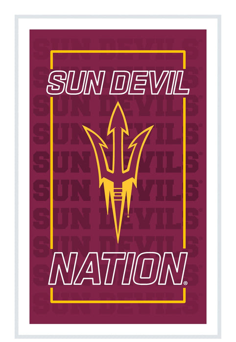 Signature HomeStyles Wall Signs Arizona State NCAA Neolite LED Rectangle Wall Sign