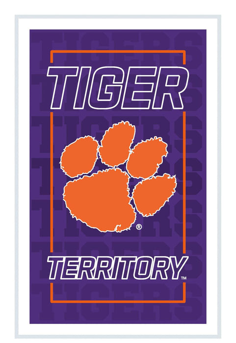 Signature HomeStyles Wall Signs Clemson University NCAA Neolite LED Rectangle Wall Sign