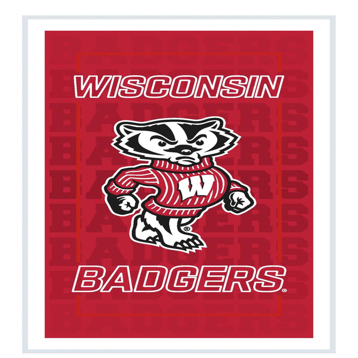 Signature HomeStyles Wall Signs University of Wisconsin NCAA Neolite LED Rectangle Wall Sign