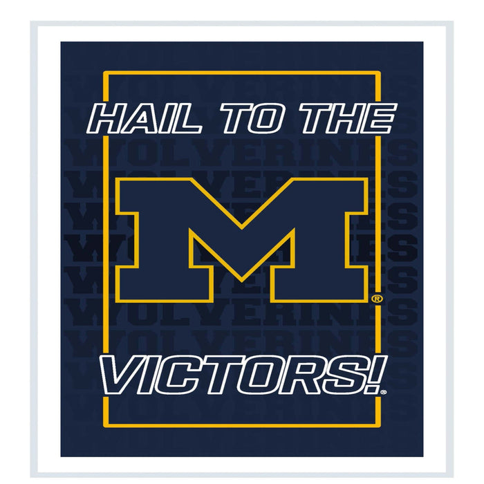 Signature HomeStyles Wall Signs University of Michigan NCAA Neolite LED Rectangle Wall Sign