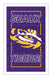 Signature HomeStyles Wall Signs Louisiana State NCAA Neolite LED Rectangle Wall Sign