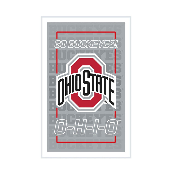 Signature HomeStyles Wall Signs Ohio State NCAA Neolite LED Rectangle Wall Sign
