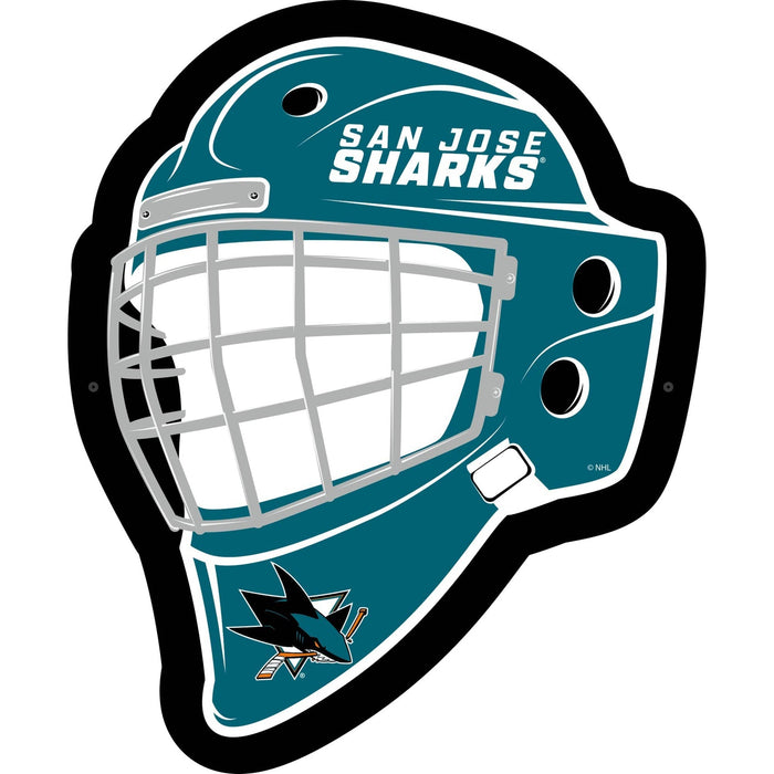 Signature HomeStyles Wall Signs San Jose Sharks NHL LED Wall Helmet