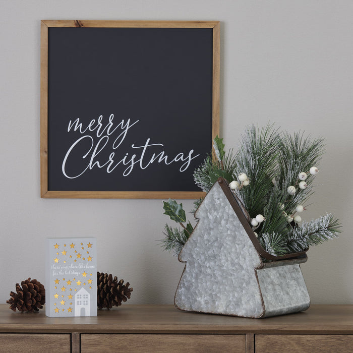 Signature HomeStyles Wall Signs Simply "Merry Christmas" Wood Sign