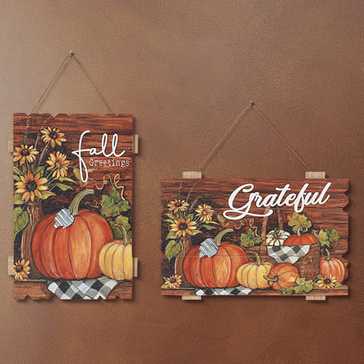 Signature HomeStyles Wall Signs Wood Harvest Sign