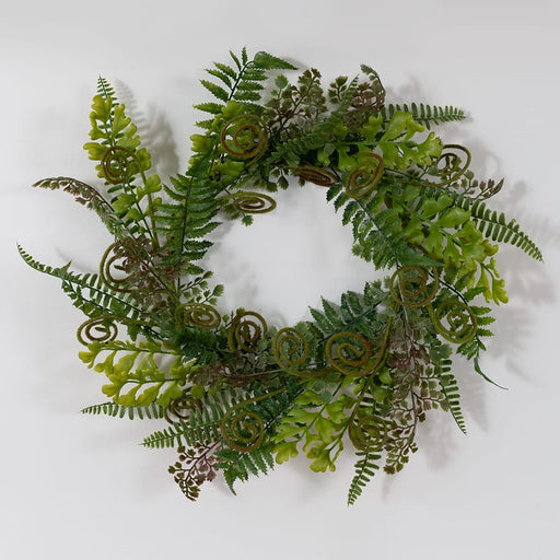Signature HomeStyles Wreathes Fiddle Fern Wreath