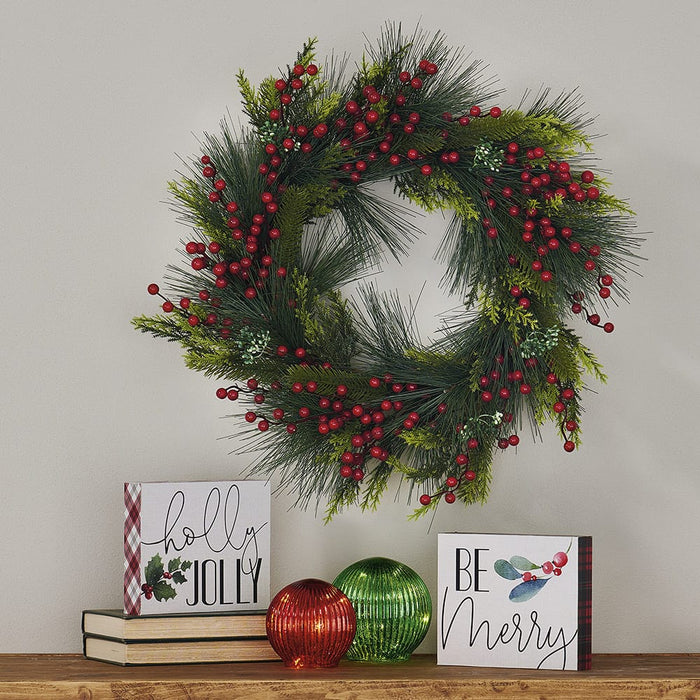 Signature HomeStyles Wreathes Holiday Pine & Berry Wreath